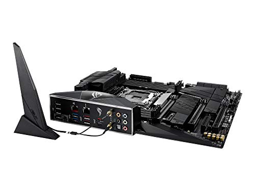 ASUS ROG Strix X299-E Gaming II ATX Motherboard with Intel LGA 2066, 12 Power Stages, AIOC, M.2, DDR4, Wi-Fi 6 (802.11ax), 2.5 Gbps LAN, SATA, USB 3.2 Gen 2, USB Type-C, OLED, Aura Sync RGB Lighting