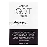 Doodle Beads Mountain Tie Clip with Card - You've