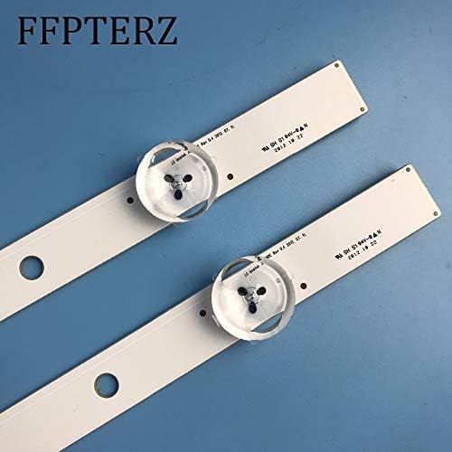 Sukvas 4pcs 630mm 7leds LED Backlight Lamps Strips for LG 32" TV 32LS315H LS3150 Array-0.1-7LED-REV0.2 331537502 - (Cable Length: Other)