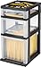 IRIS USA MC-3111F Storage, 3-Drawer File Cart, Black