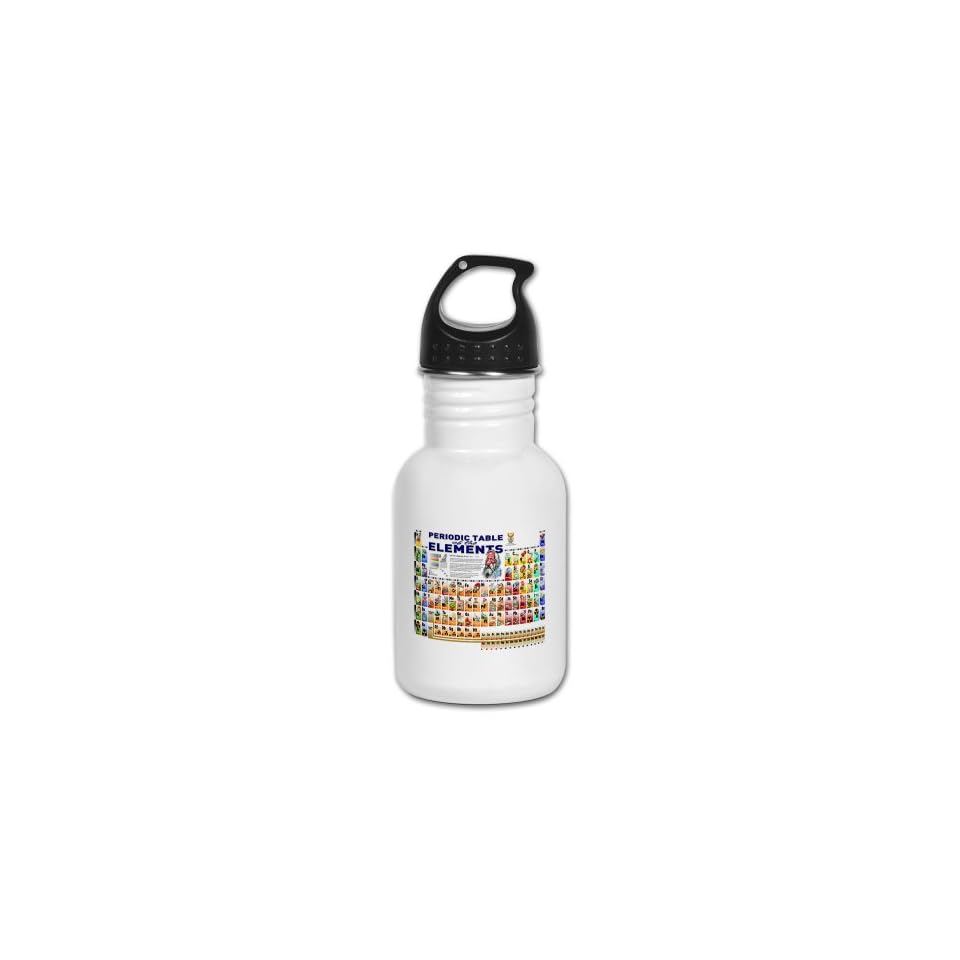 Kids Water Bottle Periodic Table of Elements with Graphic