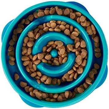 Outward Hound Fun Feeder for Mini Dog Toy, Teal