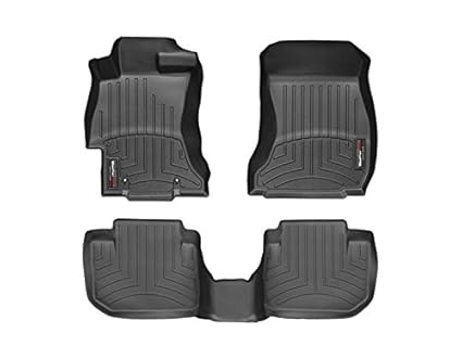 2012 2016 Subaru Crosstrek Weathertech Floorliner Rows 1st 2nd Black