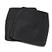 Workday Professional 3 Pocket Waist Apron (2 Pack) Cotton - Restaurant Half Aprons, Bartender Apron, Money Apron, Check Holder (Black)