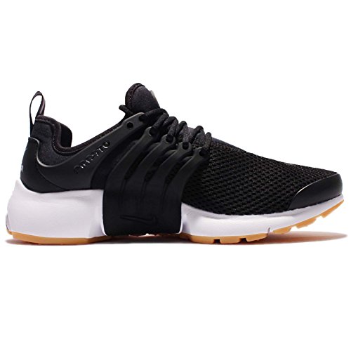 women's air presto - black/white/gum yellow