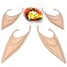 PenyaZo Elf Ears - Two Pairs of Fairy Pixie Soft Latex Elf Ears for Halloween Christmas Cosplay Dress Parties (Light Skin)