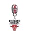 Chicago Bulls Logo Charm Fits Most bracelet Lines Including Pandora, Chamilia, Troll, Biagi, Zable, Kera, Personality, Reflections, Silverado and More