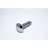 Cy-Chrome MPB662 Alloy Steel Carriage Bolt 1/4"-20 x 1" Domed Chrome (Pack of 5)