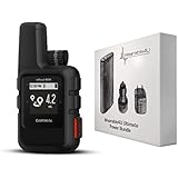 Garmin InReach Mini Handheld Iridium Satellite Communicator and Wearable4U Ultimate Power Pack Bundle (Black)