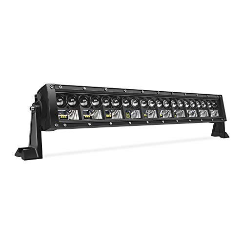 Nilight 73003C-A 22Inch 150W Double Row 15000LM 7D Flood Spot Combo Beam LED Light Bar