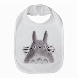 Totoro Baby Bib Cotton Velcro Fastener Closure