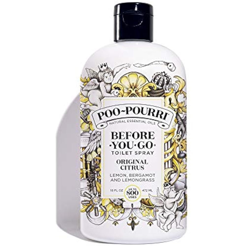 PooPourri BeforeYouGo Toilet Spray Refill, Original Citrus Scent, 16