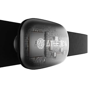 Atletica Sport borstband, ECG nauwkeurige meting van hartslag, pols en calorieverbruik Compatibel met Garmin- en Polar…