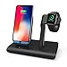 Charger Stand For Apple Watch Wireless Charging Dock For iPhone X Station Holder, Support iPhone XS Max/XS/XR/X/8/8 Plus & Samsung Galaxy S9/S9 Plus/Note 8, Support Apple Watch Series 4/3/2/1 & Nike