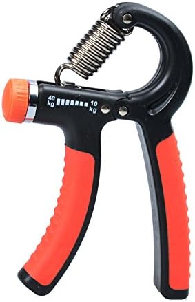 Hand Grip Strengthener Arm Hand Wrist Forearm-Adjustable Hand Gripper Resistance Range of 22-88Lb Strength Trainer Strength Exerciser