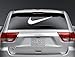 24" Swoosh Nike Logo Car Window Vinyl Decal Ipad Laptop Sticker (Color: White)