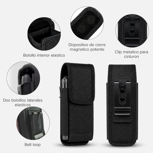 GFHTVD Funda para Navaja, Funda Multiherramienta para Cuchillo, Compatible con Leatherman, Victorinox, Gerber y Otras multiherramientas de hasta 4.5 Pulgadas, Apto para Uso Diario y al Aire Libre