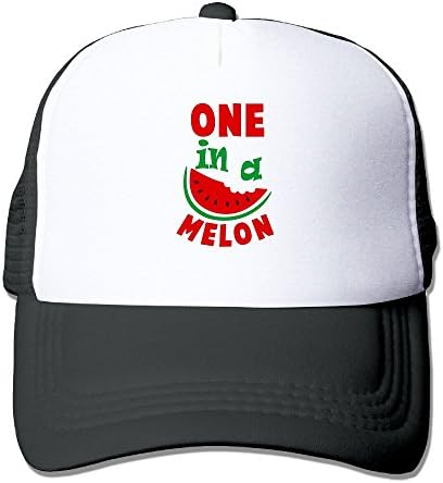 Anraglan One In A Melon Unisex Baseball Trucker Hat Cap Black