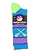 MadSportsStuff Chevron Girls Lacrosse Socks with Lacrosse Sticks Athletic Crew Socks