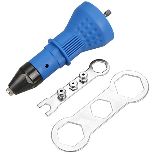 Fbest Rivet Gun for Cordless Drill Riveter Electric Rivet Nut Gun Riveting Tool Cordless Riveting Drill Adaptor Insert Nut Tool