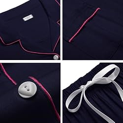 SWOMOG Womens Pajamas Set Short Sleeve Sleepwear