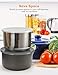 Silicone Lid Inner Pot Cover Accessories Compatible with Ninja Foodi Pressure Cooker and Air Fryer 6.5 Quart and 8 Quart, Grey,By SiCheer