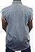 LIGHT DENIM Basic Plain Sleeveless Denim Biker Shirt (2X)