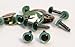 Sassy Bears 6mm Pearl Aqua Safety Eyes for Bear, Doll, Puppet, Plush Animal and Craft - 10 Pairs