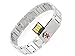 Ultra-Thin Medical Alert ID bracelet with 2 GB USB Stainless Steel