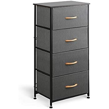Storage Drawer Units Black Mcneil 3 Drawers Fabric Dresser