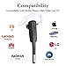 Bluetooth Headset, Oliston Ultralight Wireless Bluetooth Earpiece for Cell Phones with Noise Cancelling Mic- Compatible with iPhone, Android, and Other Smartphones (Black) …