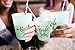 14 Bride and Bride Tribe Bachelorette Party Cups, Bridal Shower Cups for Bachelorette Party, Bridal Shower - Mint and Gold, 16 Ounces
