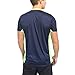 Mens UV Rashguard Swim Shirt Short Sleeves UPF 50+ Anti-Microbial Sunburn Protection No Fading