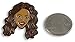 Forge Celebrity Character Enamel Lapel Pins (Beyonce)