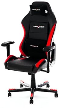 Robas Lund DXRacer D-Series Bürostuhl, schwarz/rot