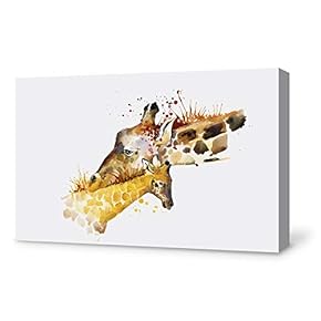 Canvas Wall Art Watercolor Animal Canvas Prints Home Artwork Decoration for Living Room,Bedroom - 12x18 inches
