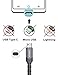 JSAUX Micro USB Cable for Android, (2-Pack 6.6FT) Micro USB Android Charger Cable Nylon Braided Cord Compatible with Galaxy S7 S6 J7 Edge Note 5, Kindle. MP3 and More-Grey