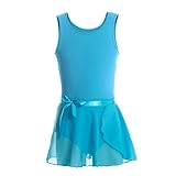MAGIC TOWN Girls' TankTop Wrap-Round Skirt Leotard