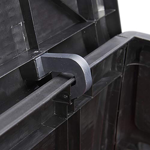 image for KOOLWOOM Deck Box, 120-Gallon Patio Outdoor Plastic Storage 47.2