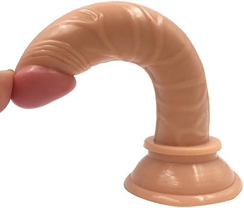 VINNEL 5.7 Inch Small Beginner'sD-i-l-d-0 With Strong Suction Cup,Easy to Use and Clean, A-M3-02 (Flesh)