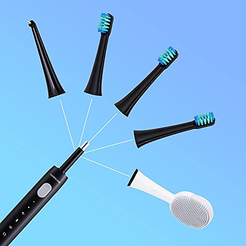 Cepillos-de-Dientes-Electricos-HOMSCAM-Cepillo-de-Dientes-SonicoIPX7-Impermeable-Cepillo-Electrico-Dientes-con-5-ModosCarga-4-Horas-por-30-Dias-4-Cabezas-de-Cepillo-1-Cepillo-de-Limpieza-Facial