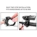 ENHANCE Mountain Bike Headlight Road Bicycle Light Front Handlebar Mount with CREE LED Lights - Ultra Bright, Waterproof, AAA Battery, Riding Night Light, 2 Brightness Settings, 180 Degree View
