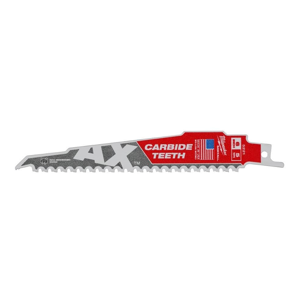 Milwaukee Sawzall Blade TCT AX 150-1PC