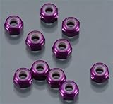 Duratrax Aluminum Locknut M3 Purple (10)