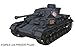 Platz Pz.Kpfw.IV Ausf.D F2 Type Ankou-San Team Version from Anime TV Series of Girls und Panzer Kit, 1:35 Scale