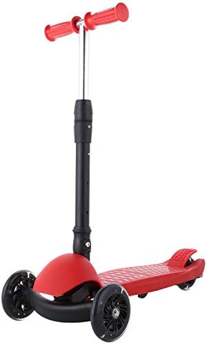 Kids Scooter，Lululy 2018 New Kick Scooter Small Adjustable Height Foldable Pedal Kids Scooter with Flashing LED Light Wheels 3 PU Wheel Scooter for Child Girls Boys Age 2+