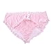 YiZYiF Sissy Pouch Panties Men's Lace Transparent Bikini Open Butt Bikini Thongs Pink X-Large(Waist 31.0-43.0