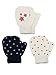 SATINIOR 3 Pairs Toddler Magic Stretch Mittens Little Girls Soft Knit Mitten Baby Boys Winter Knitted Gloves