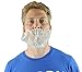 Disposable Beard Net Covers with Elastic Bands Heavy Duty Beard Restraints, Comfortable Protective Beard Masks, Nonwoven Latex Free Spunbond, Safe & Clean Work Environment, 100 PC