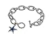 Pro Specialties Group NFL Dallas Cowboys Chain Link Logo Bracelet